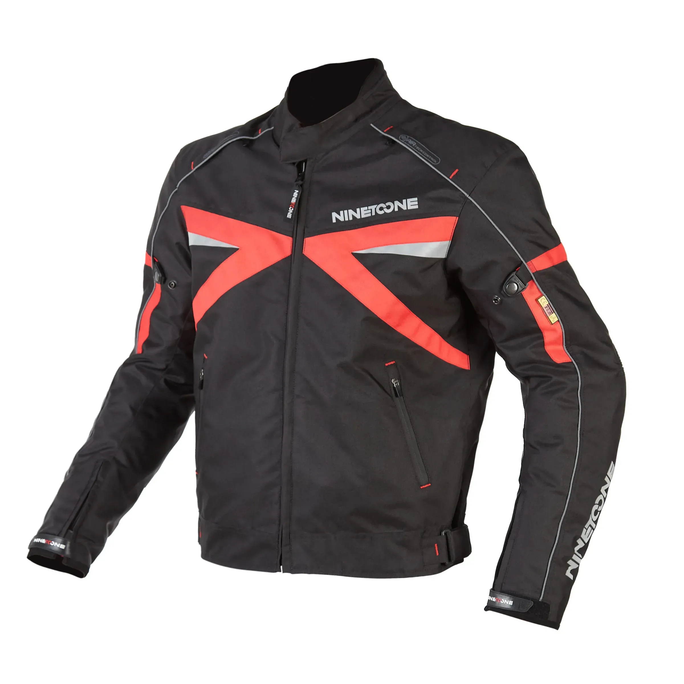 CAMPERA CORDURA VOLT NE/ROJO M - INTO80010433.M **