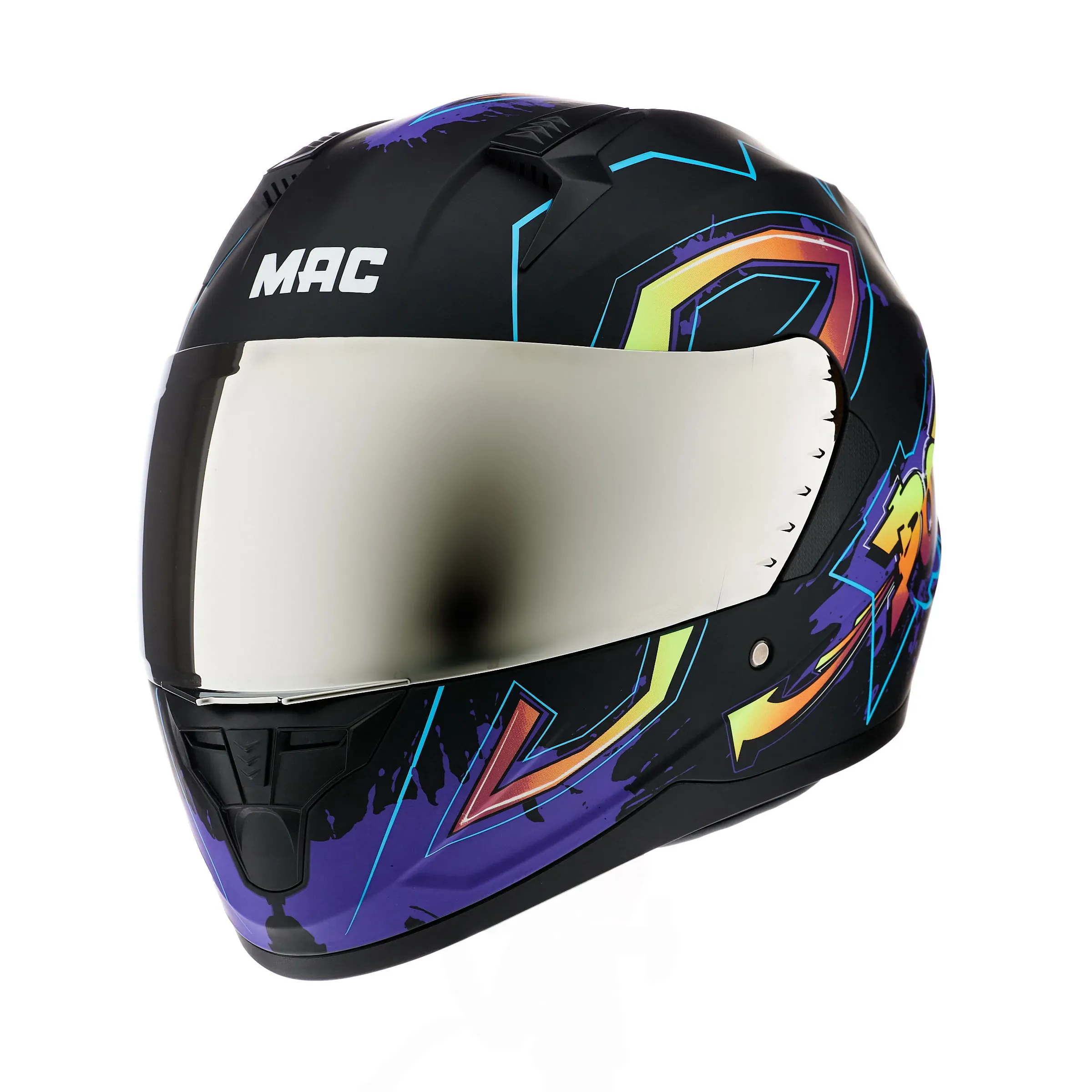CASCO INTEGRAL MAC FF067 GRAFITI LTDA BK/VI  MT