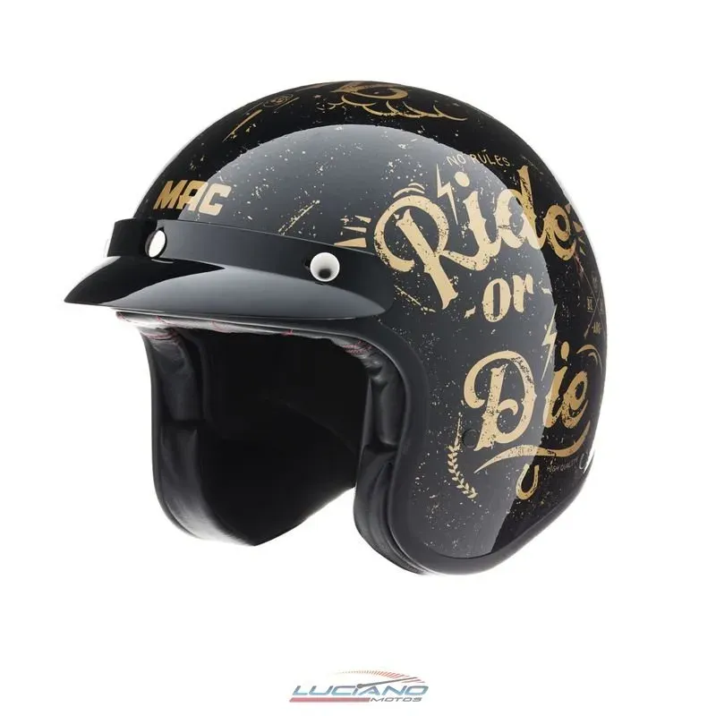 CASCO ABIERTO MAC OF181 LUCKY /BK/GD/GS 2X - MAC60